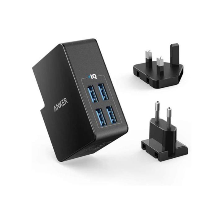 شارژر دیواری 4 پورت انکر مدل Anker A2042 4 Port USB Wall Charger توان 27W